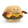Jellycat Amuseable Burger 12 X 12 Cm 2 Jellycat Amuseable Burger 12 X 12 Cm -The Little Ones A2BU