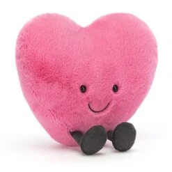 Jellycat Amuseable Pink Heart Large 17 X 19 Cm