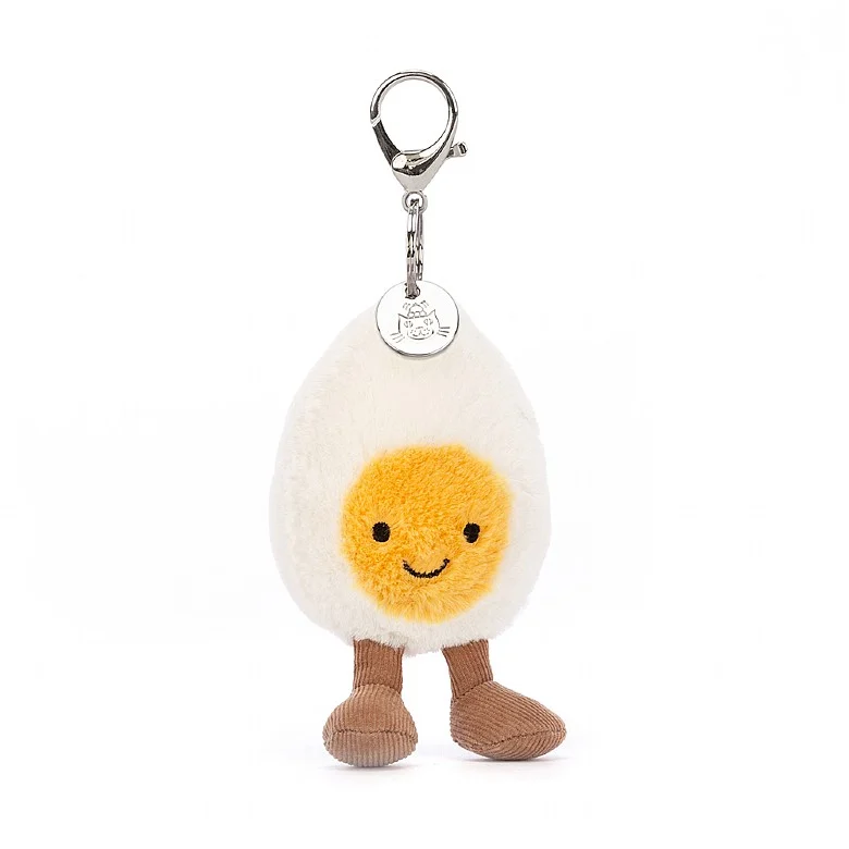 Jellycat Amuseable Happy Boiled Egg Bag Charm 18 X 7 Cm 3 Jellycat Amuseable Happy Boiled Egg Bag Charm 18 X 7 Cm