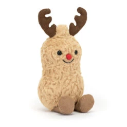 Jellycat Amuseable Peanut Reindeer 15cm X 7cm X 6cm