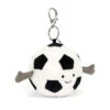 Jellycat Amuseable Sports Football Bag Charm 16 X 8 X 6 Cm -The Little Ones AS4UKFBC 14677