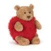 Jellycat Bartholomew Bear ‘Heartthrob’ -The Little Ones BARL2HE 32211