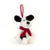 Jellycat Bashful Puppy Decoration 13cm X 6cm X 4cm
