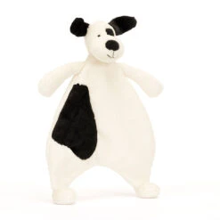 Jellycat Bashful Black & Cream Puppy Comforter 27 X 20 X 7 Cm