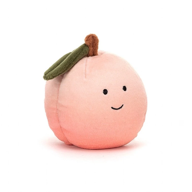 Jellycat Fabulous Fruit Peach 9 X 8 Cm 3 Jellycat Fabulous Fruit Peach 9 X 8 Cm