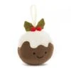 Jellycat Festive Folly Christmas Pudding 7 X 7 Cm -The Little Ones FFH6CP 4
