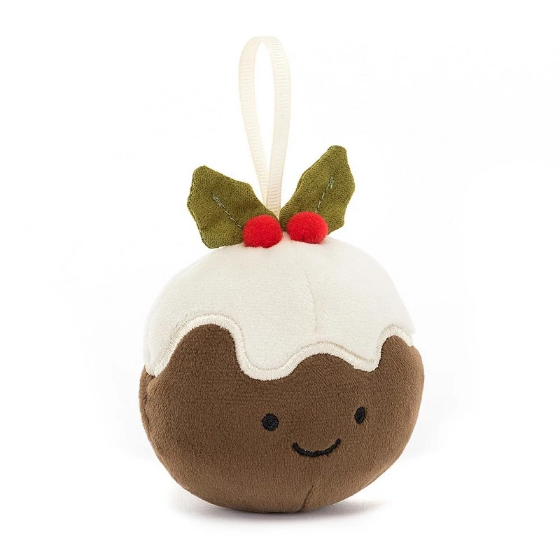 Jellycat Festive Folly Christmas Pudding 7 X 7 Cm 3 Jellycat Festive Folly Christmas Pudding 7 X 7 Cm