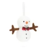 Jellycat Festive Folly Snowman 9 X 6 Cm -The Little Ones FFH6SN