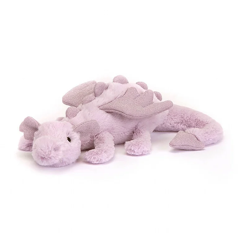 Jellycat Lavender Dragon Little 8 X 30 Cm 3 Jellycat Lavender Dragon Little 8 X 30 Cm