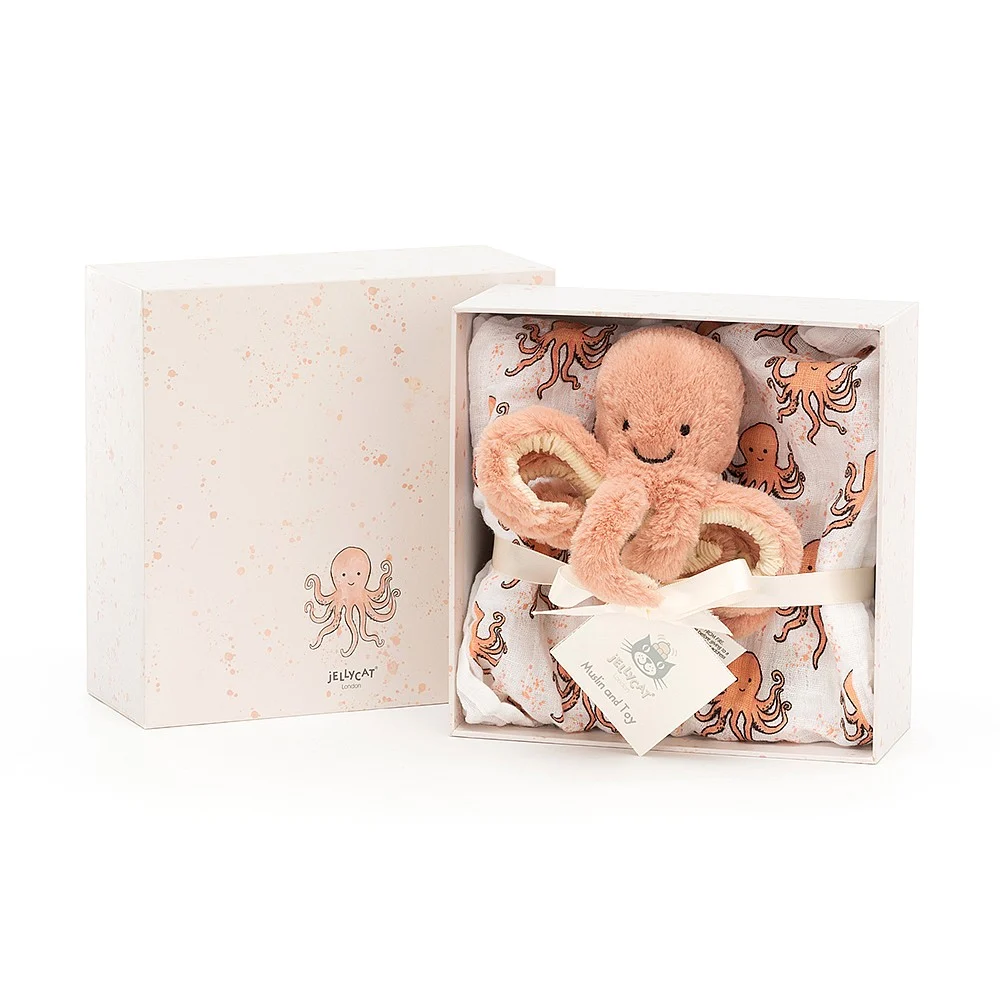 Jellycat Odell Octopus Gift Set 18 X 18 Cm 3 Jellycat Odell Octopus Gift Set 18 X 18 Cm