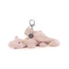 Jellycat Rose Dragon Bag Charm 12 X 8 X 22 Cm