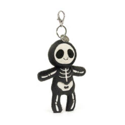 Jellycat Skeleton Bob Bag Charm 20 X 11 X 2 Cm
