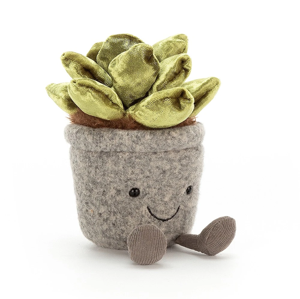 Jellycat Silly Succulent Jade 3 Jellycat Silly Succulent Jade