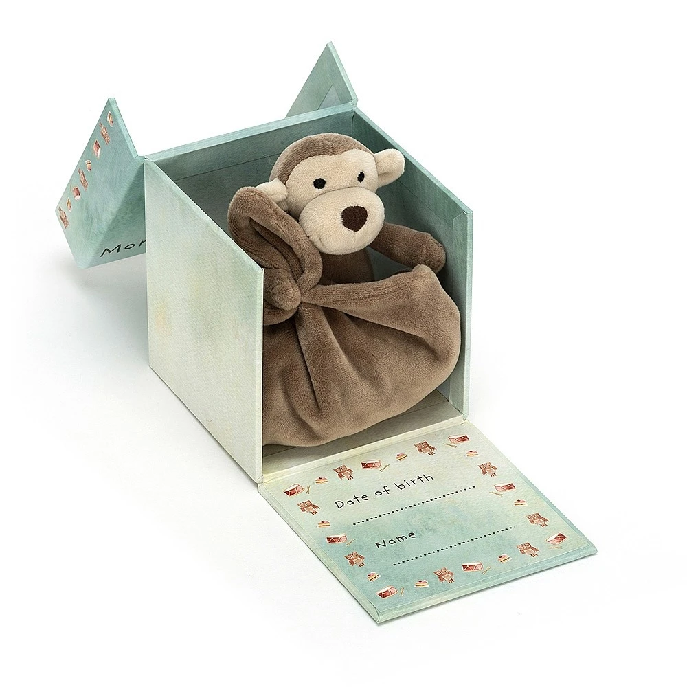 Jellycat Knuffeldoek Aap My First Monkey Soother 5 Jellycat Knuffeldoek Aap My First Monkey Soother - Afbeelding 3