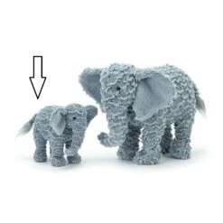Jellycat Knuffel Olifant Eddy Elephant Little 5 Jellycat Knuffel Olifant Eddy Elephant Little -The Little Ones image 232