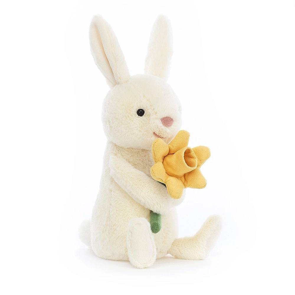 Jellycat Knuffel Konijn Bobbi Bunny With Daffodil 3 Jellycat Knuffel Konijn Bobbi Bunny With Daffodil