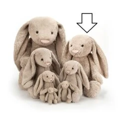 Jellycat Knuffel Konijn Bashful Beige Bunny Huge 11 Jellycat Knuffel Konijn Bashful Beige Bunny Huge -The Little Ones image 313