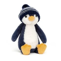 Jellycat Knuffel Pinguin Bashful Bobble Hat Penguin Navy -The Little Ones image 329