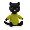 Jellycat Knuffel Kat Kniten Kitten Lime