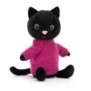Jellycat Knuffel Kat Kniten Kitten Fuschia 1 Jellycat Knuffel Kat Kniten Kitten Fuschia -The Little Ones image 541