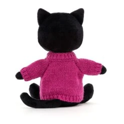 Jellycat Knuffel Kat Kniten Kitten Fuschia 7 Jellycat Knuffel Kat Kniten Kitten Fuschia -The Little Ones image 543