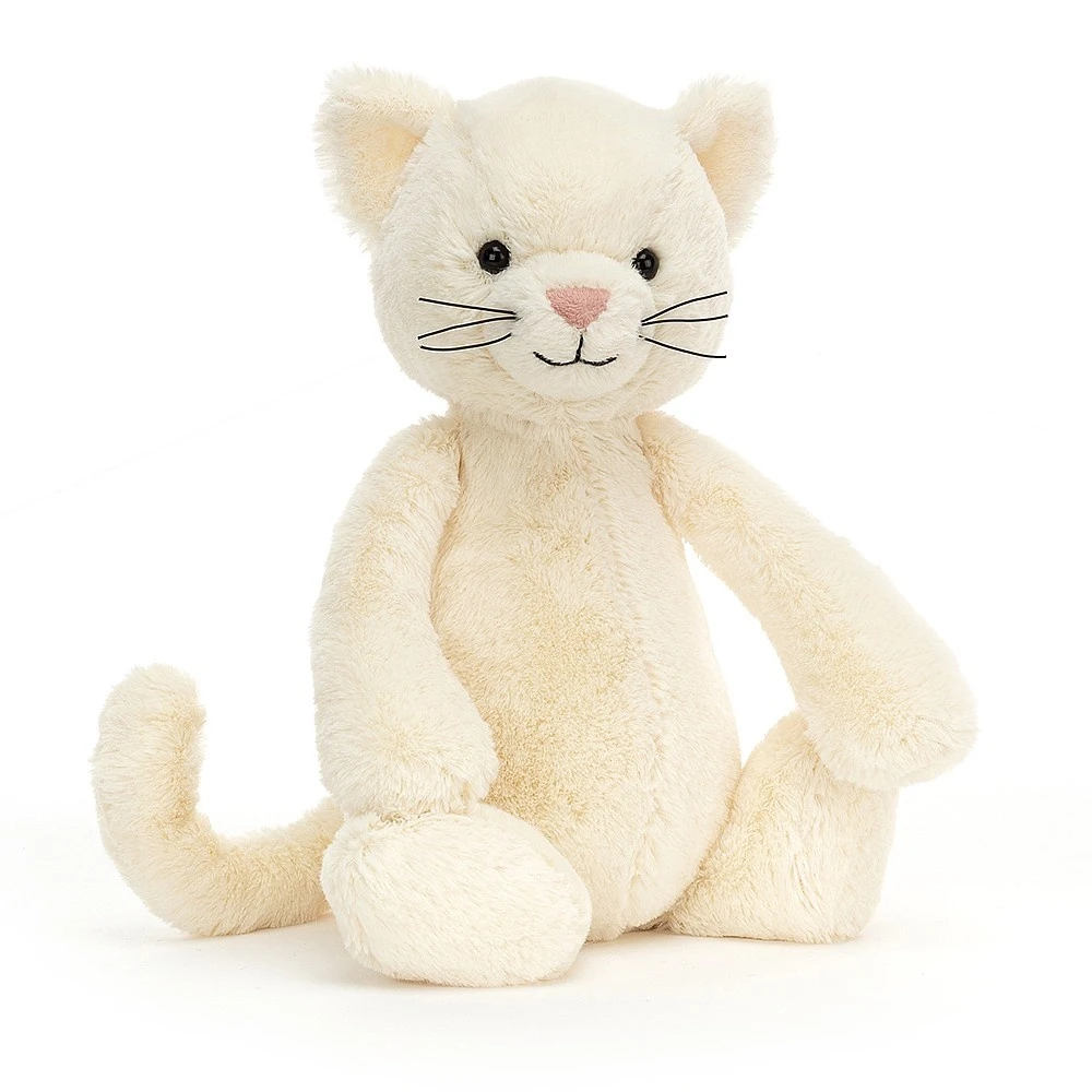 Jellycat Knuffel Kat Bashful Cream Kitten 4 Jellycat Knuffel Kat Bashful Cream Kitten - Afbeelding 2