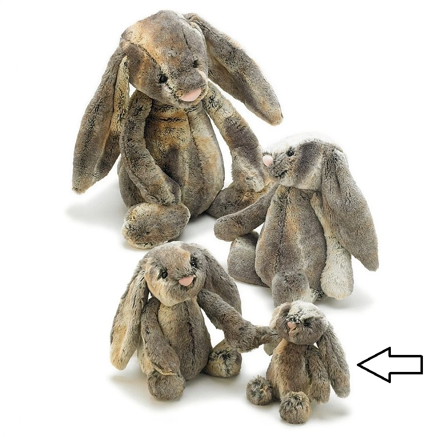Jellycat Knuffel Konijn Bashful Cottontail Bunny Small 6 Jellycat Knuffel Konijn Bashful Cottontail Bunny Small - Afbeelding 4