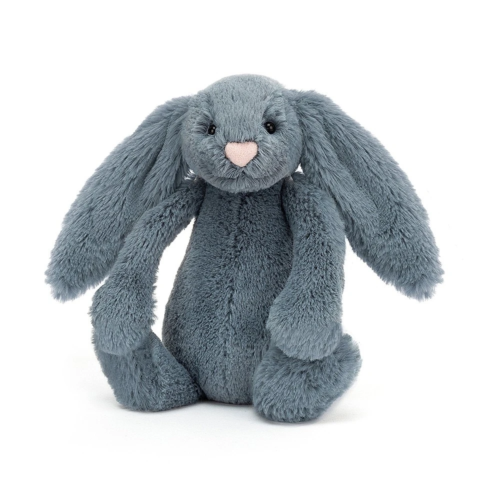 Jellycat Knuffel Konijn Bashful Dusky Blue Bunny Small 3 Jellycat Knuffel Konijn Bashful Dusky Blue Bunny Small