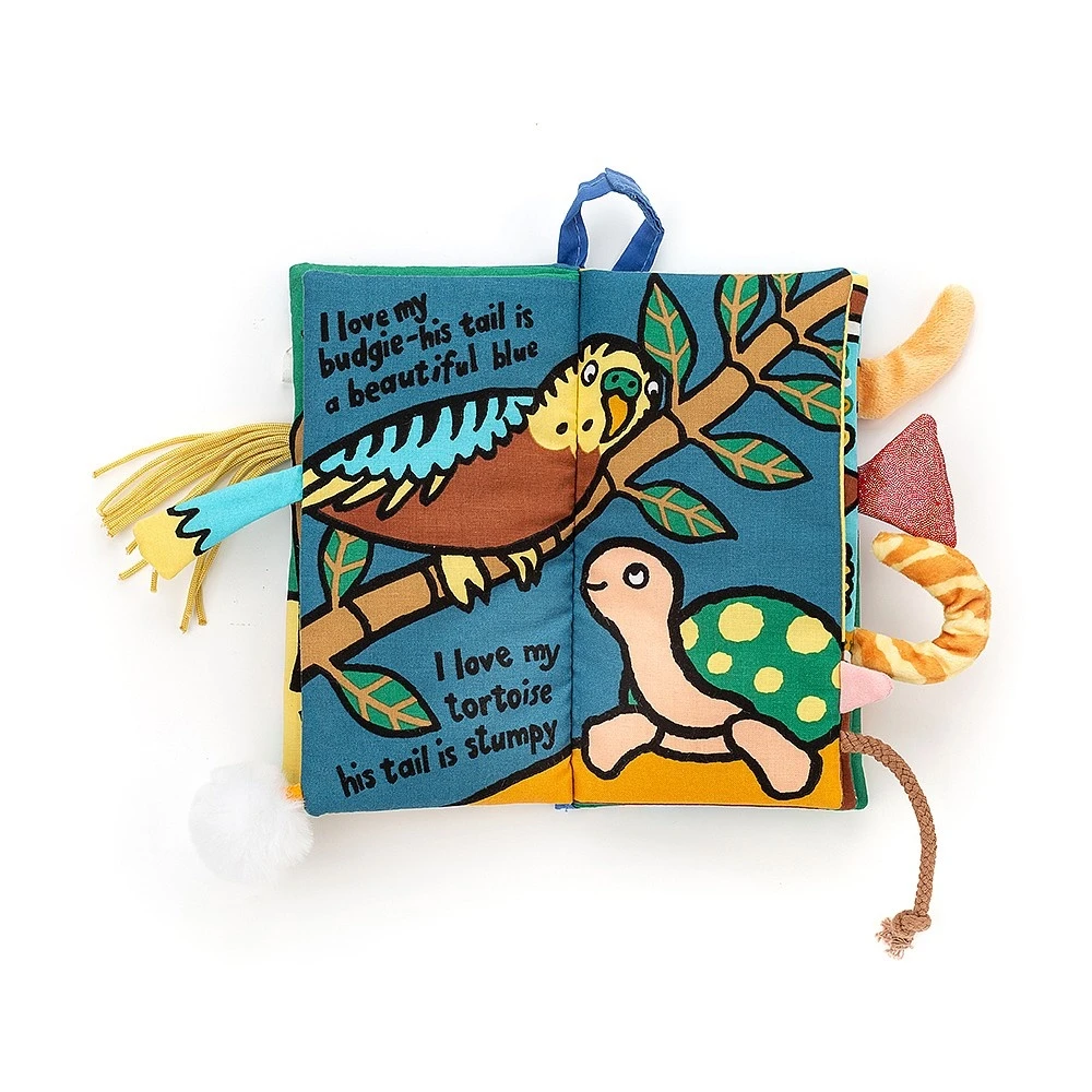 Jellycat Knisperboek Staartenboek Pet Tails 4 Jellycat Knisperboek Staartenboek Pet Tails - Afbeelding 2