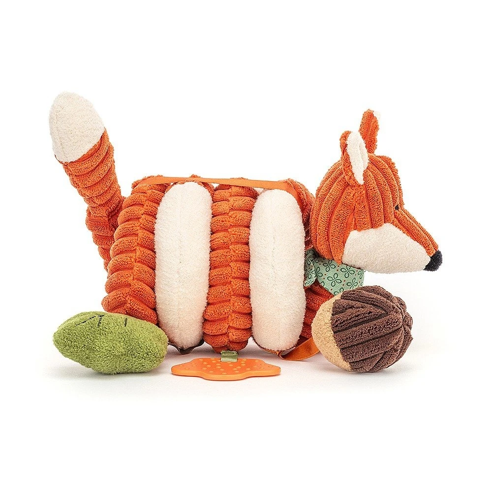 Jellycat Knuffel Vos Cordy Roy Baby Fox Activity Toy 4 Jellycat Knuffel Vos Cordy Roy Baby Fox Activity Toy - Afbeelding 2
