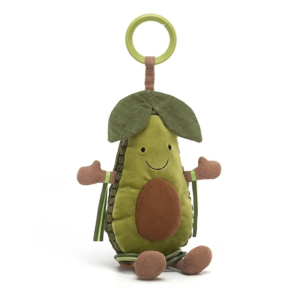 Jellycat Knuffel Amuseable Avocado Activity Toy 4 Jellycat Knuffel Amuseable Avocado Activity Toy - Afbeelding 2
