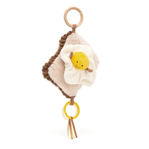 Jellycat Activiteitenspeeltje - Ei Op Toast 3 Jellycat Activiteitenspeeltje - Ei Op Toast