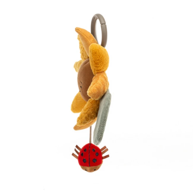 Jellycat Babyspeelgoed - Activiteitenknuffel Zonnebloem (Fleury Sunflower Activity Toy) 4 Jellycat Babyspeelgoed - Activiteitenknuffel Zonnebloem (Fleury Sunflower Activity Toy) - Afbeelding 2