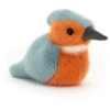 Jellycat Jellycat Knuffels - Birdling Kingfisher, 10cm -The Little Ones jellycat jellycat knuffels birdling kingfisher 10c