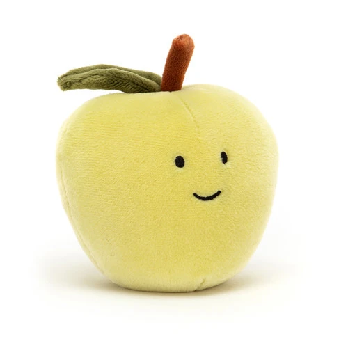 Jellycat Jellycat Knuffels - Fabulous Fruit Apple, 7cm 3 Jellycat Jellycat Knuffels - Fabulous Fruit Apple, 7cm