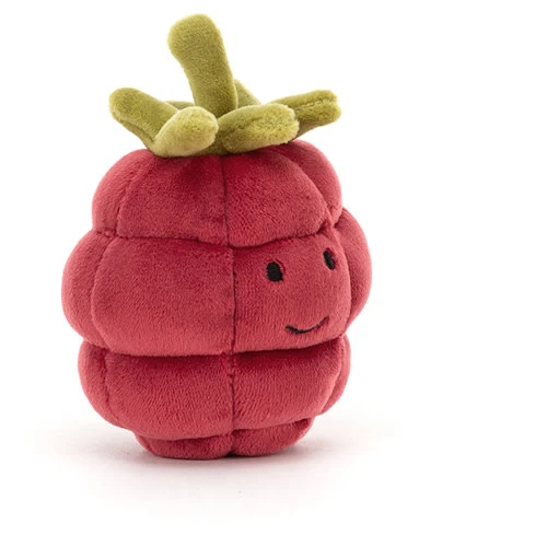 Jellycat Jellycat Knuffels - Fabulous Fruit Raspberry, 10cm 3 Jellycat Jellycat Knuffels - Fabulous Fruit Raspberry, 10cm