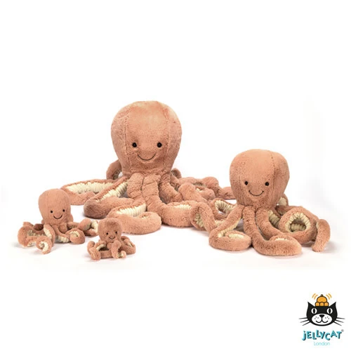 Jellycat Jellycat Knuffels - Odell Octopus Medium, 49cm 5 Jellycat Jellycat Knuffels - Odell Octopus Medium, 49cm - Afbeelding 3
