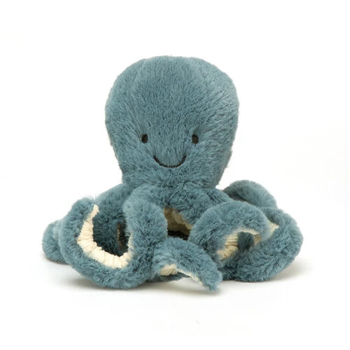 Jellycat Jellycat Knuffels - Storm Octopus Baby, 14cm 3 Jellycat Jellycat Knuffels - Storm Octopus Baby, 14cm