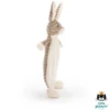 Jellycat Knuffeldoekje - Konijn Geribd Grijs