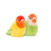 Jellycat Knuffels - A Pair Of Lovely Lovebirds, 13cm 1 Jellycat Knuffels - A Pair Of Lovely Lovebirds, 13cm -The Little Ones jellycat knuffels a pair of lovely lovebirds 13cm