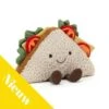 Jellycat Knuffels - Amuseable Sandwich, 13cm -The Little Ones jellycat knuffels amuseable sandwich 13cm