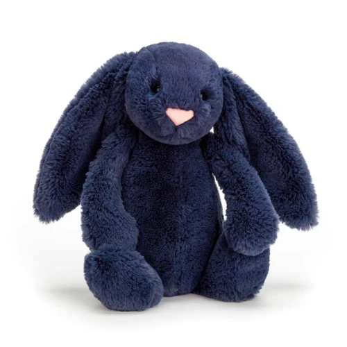 Jellycat Knuffels - Bashful Navy Bunny Small 3 Jellycat Knuffels - Bashful Navy Bunny Small