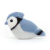 Jellycat Knuffels - Birdling Blue Jay, 10cm -The Little Ones jellycat knuffels birdling blue jay 10cm