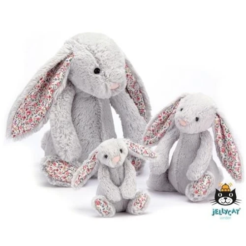 Jellycat Knuffels - Blossom Silver Bunny Small, 18cm 6 Jellycat Knuffels - Blossom Silver Bunny Small, 18cm - Afbeelding 4