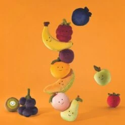 Jellycat Knuffels - Fabulous Fruit Plum, 6cm -The Little Ones jellycat knuffels fabulous fruit plum 6cm 3