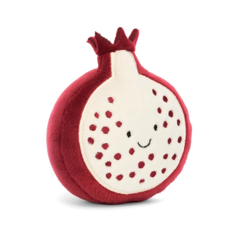 Jellycat Knuffels - Fabulous Fruit Pomegranate - Granaatappel, 9cm 3 Jellycat Knuffels - Fabulous Fruit Pomegranate - Granaatappel, 9cm