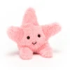 Jellycat Knuffels - Fluffy Starfish, 10cm -The Little Ones jellycat knuffels fluffy starfish 10cm