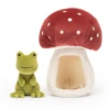 Jellycat Knuffels - Forest Fauna Frog, 21cm -The Little Ones jellycat knuffels forest fauna frog 21cm
