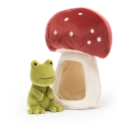 Jellycat Knuffels - Forest Fauna Frog, 21cm -The Little Ones jellycat knuffels forest fauna frog 21cm 2