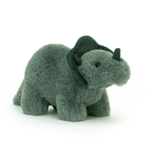 Jellycat Knuffels - Fossilly Triceratops Mini, 10cm 3 Jellycat Knuffels - Fossilly Triceratops Mini, 10cm